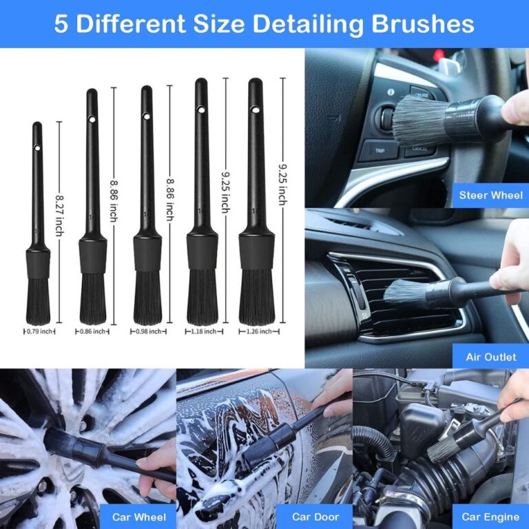 20Pcs Car Wheel Tire Detailing Brush Set, Car Detailing kit (4)