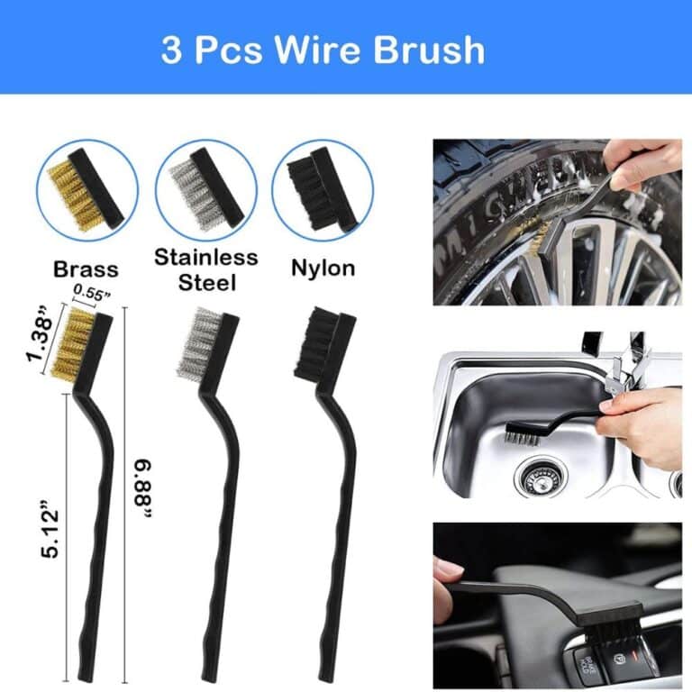 20Pcs Car Wheel Tire Detailing Brush Set, Car Detailing kit (6)