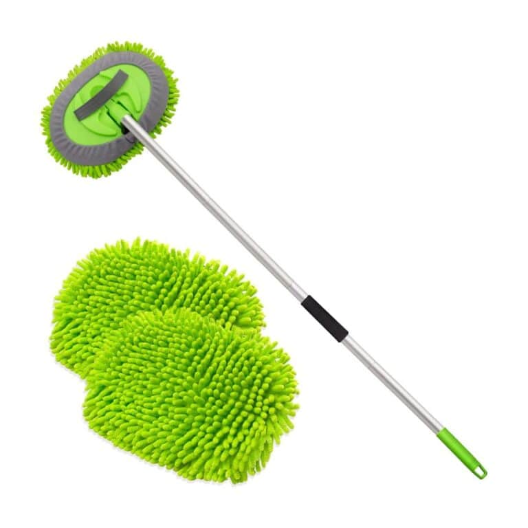 Anngrowy 62" Microfiber Car Wash Brush Mop Kit