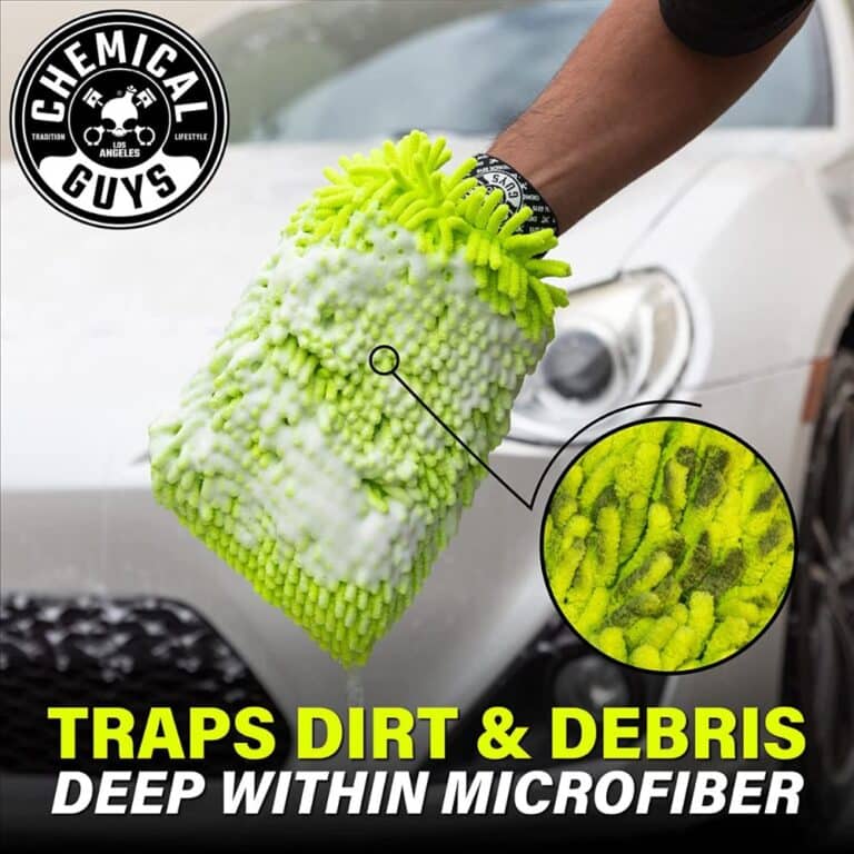 Chemical Guys MIC493 Chenille Premium Scratch-Free Microfiber Wash Mitt (4)